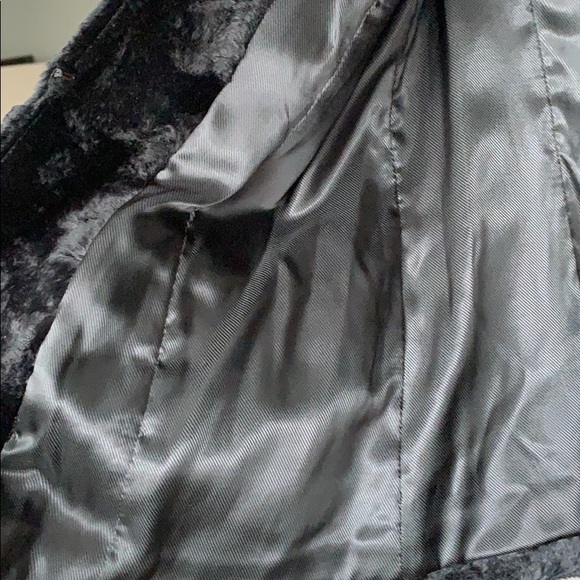 H&M Crushed velvet jacket with ribbon closure - Picture 6 of 7